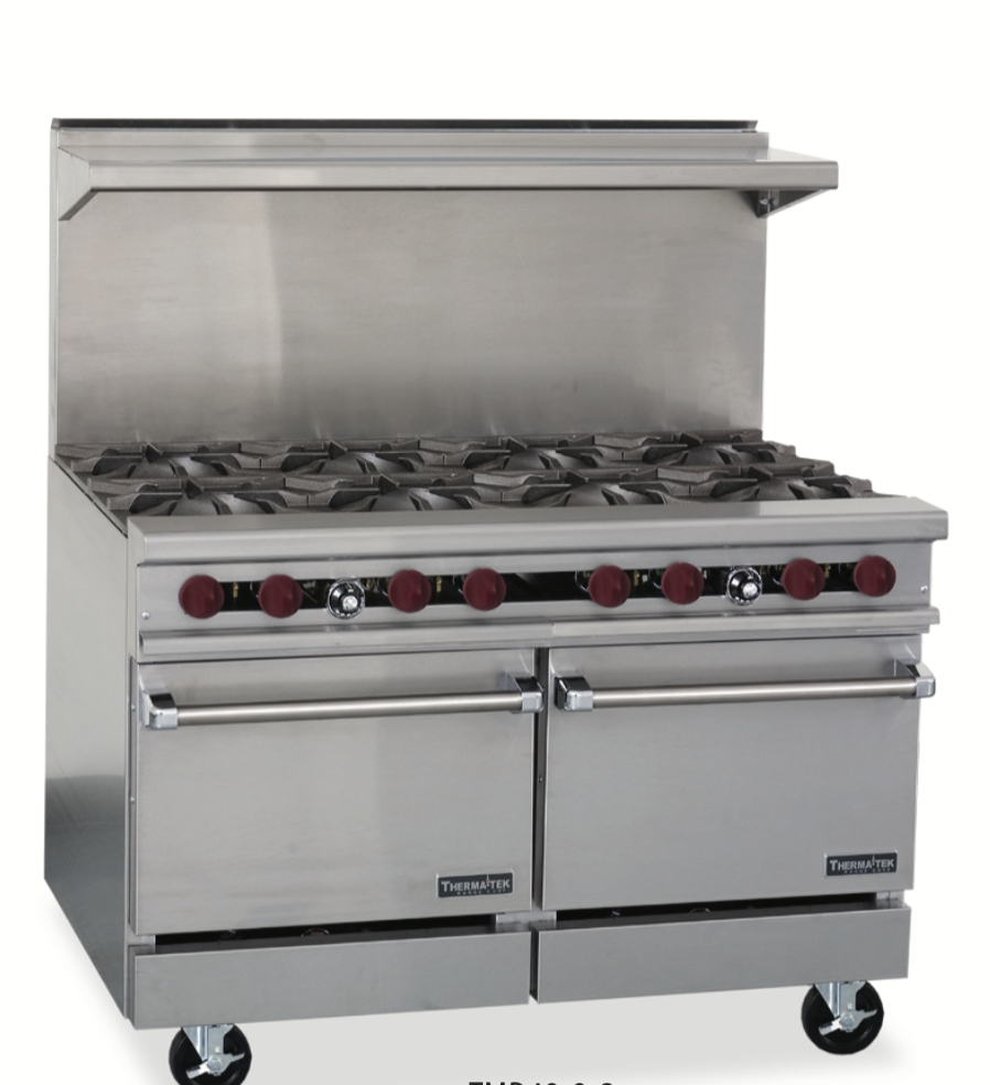 Therma Tek 6 Burner Gas Range with Convection Oven